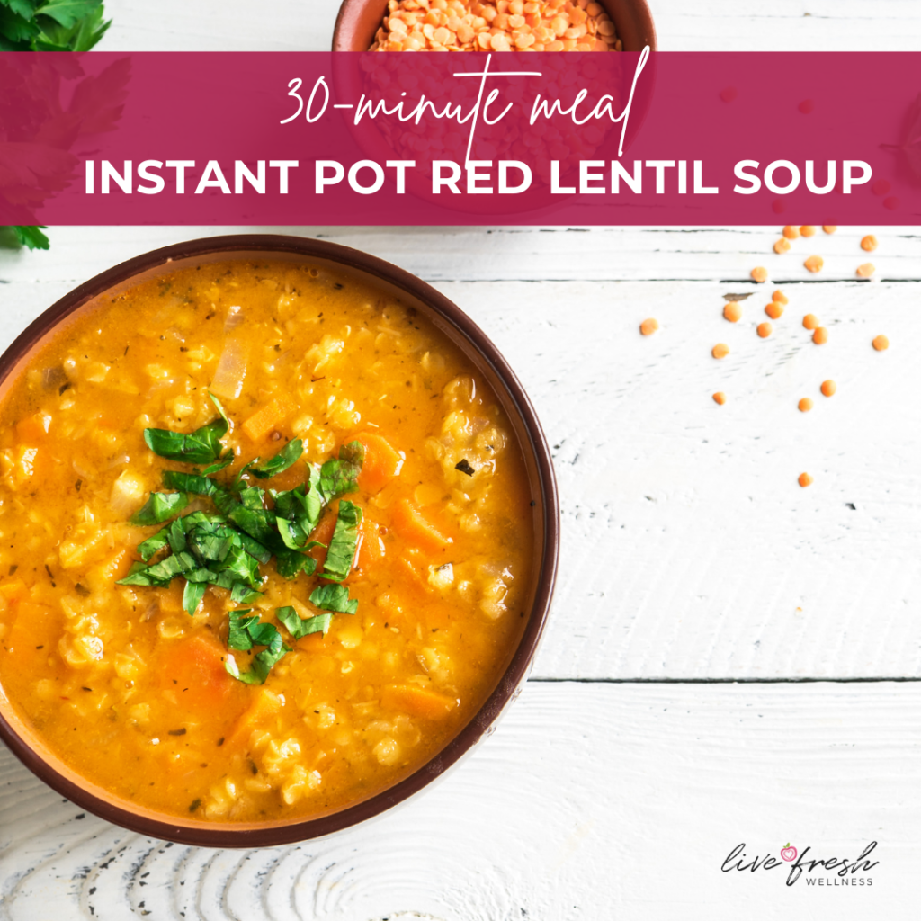 Red Lentil Instant Pot Soup